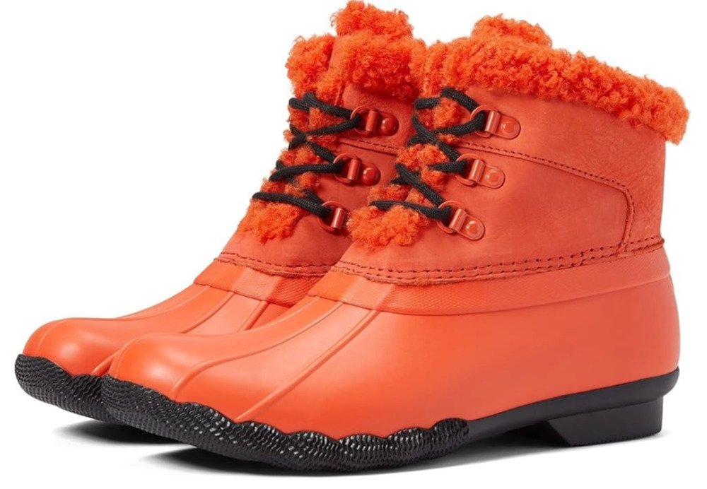 Sperry Saltwater Alpine Women's Snow Boot Orange STS87511 Size 9M